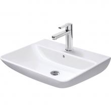 Duravit 2335650000 - Duravit ME by Starck 25 5/8'' Rectangular Wall Mounted Sink in White with Single Faucet