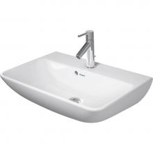 Duravit 2343600000 - Duravit ME by Starck 23 5/8'' Rectangular Wall Mounted Sink in White with Single Faucet