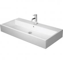 Duravit 2350100000 - Duravit Vero 39 3/8'' Rectangular Wall Mounted Sink in White with Single Faucet Hole and