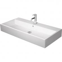 Duravit 2350100060 - Duravit Vero 39 3/8'' Rectangular Wall Mounted Sink in White with Overflow