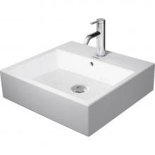 Duravit 2350500060 - Duravit Vero 19 5/8'' Rectangular Wall Mounted Sink in White with Overflow