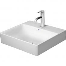 Duravit 2353500041 - Duravit DuraSquare 19 5/8'' Rectangular Wall Mounted Sink in White with Single Faucet Ho