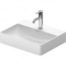 Duravit 2356500041 - Duravit DuraSquare 19 5/8'' Rectangular Wall Mounted Sink in White with Single Faucet Ho