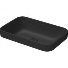 Duravit 2359601300 - Duravit Happy D.2 23 5/8'' Rectangular Vessel Sink in Matte Anthracite
