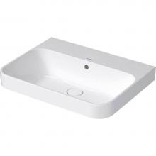 Duravit 2360600060 - Duravit Happy D.2 23 5/8'' Rectangular Vessel Sink in White with Overflow
