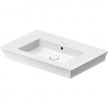 Duravit 2363750060 - Duravit White Tulip 29 1/2'' Rectangular Wall Mounted Sink in White with Overflow