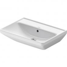 Duravit 2366600060 - Duravit D-Neo 23 5/8'' Rectangular Wall Mounted Sink in White with Overflow