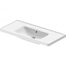 Duravit 2367100060 - Duravit D-Neo 39 5/8'' Rectangular Wall Mounted Sink in White with Overflow