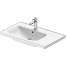 Duravit 2369800000 - Duravit D-Neo 30 1/2'' Rectangular Wall Mounted Sink in White with Single Faucet Hole an
