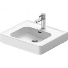 Duravit 2376550000 - Duravit Soleil by Starck 21 5/8'' Rectangular Wall Mounted Sink in White with Single Fau