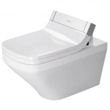 Duravit 25375900921 - DuraStyle Wall-Mounted Toilet Bowl for Shower-Toilet Seat White with WonderGliss
