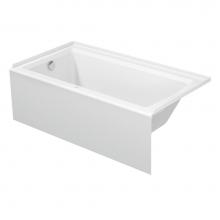 Duravit 700354000000090 - Duravit Architec 60'' x 32'' Rectangular Alcove Bathtub in White Acrylic with