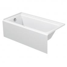 Duravit 700356000000090 - Duravit Architec 60'' x 30'' Rectangular Alcove Bathtub in White Acrylic with