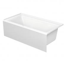Duravit 700407000000090 - Duravit Architec 66'' x 32'' Rectangular Alcove Bathtub in White Acrylic with