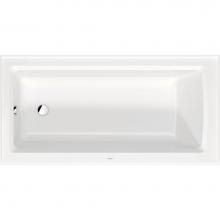 Duravit 700441000000090 - Duravit Architec 60'' x 30'' Rectangular Alcove Bathtub in White Acrylic with
