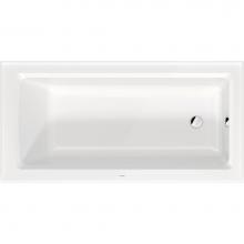 Duravit 700442000000090 - Duravit Architec 60'' x 30'' Rectangular Alcove Bathtub in White Acrylic with