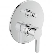 Duravit B05290012U10 - Duravit C.1 Pressure Balance Shower Trim with Diverter in Chrome, Valve Sold Separately