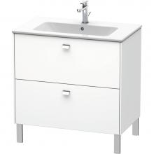 Duravit BR440201018 - Brioso Two Drawer Floorstanding Vanity Unit White
