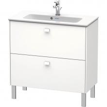 Duravit BR440701818 - Brioso Two Drawer Floorstanding Vanity Unit White