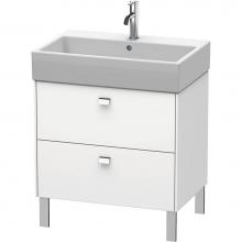 Duravit BR443401018 - Brioso Two Drawer Floorstanding Vanity Unit White