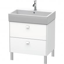 Duravit BR443401818 - Brioso Two Drawer Floorstanding Vanity Unit White
