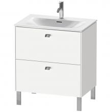Duravit BR451101018 - Brioso Two Drawer Floorstanding Vanity Unit White