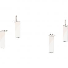 Duravit BR979402222 - Duravit Brioso Leg White High Gloss 1 3/4'' x3/8'' x6'' - BR97940222