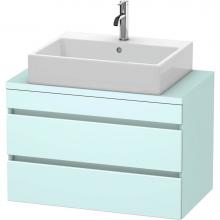 Duravit DS530700909 - Duravit DuraStyle Vanity Unit for Console  Light Blue Matte
