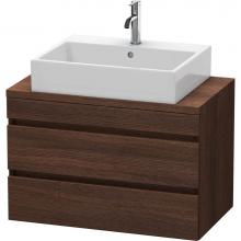 Duravit DS530705353 - Duravit DuraStyle Vanity Unit for Console  Chestnut Dark