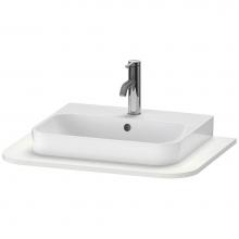 Duravit HP031B03939 - Happy D.2 Plus Console with One Sink Cut-Out Nordic White