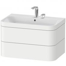 Duravit HP4637E3636 - Happy D.2 Plus Two Drawer C-Bonded Wall-Mount Vanity Kit White