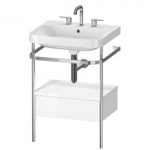 Duravit HP4840T2222 - Duravit Happy D.2 Plus C-Shaped Metal Console  White High Gloss