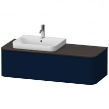 Duravit HP4932L9898 - Happy D.2 Plus One Drawer Wall-Mount Vanity Unit Midnight Blue