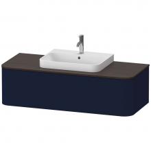 Duravit HP4932M9898 - Happy D.2 Plus One Drawer Wall-Mount Vanity Unit Midnight Blue