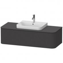 Duravit HP4942M8080 - Happy D.2 Plus One Drawer Wall-Mount Vanity Unit Graphite
