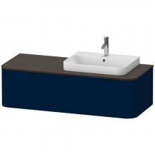 Duravit HP4942R9898 - Happy D.2 Plus One Drawer Wall-Mount Vanity Unit Midnight Blue