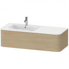 Duravit HP4952L7171 - Happy D.2 Plus One Drawer Wall-Mount Vanity Unit Mediterranean Oak