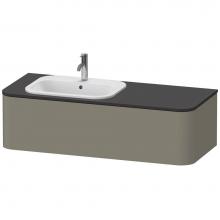 Duravit HP4952L9292 - Happy D.2 Plus One Drawer Wall-Mount Vanity Unit Stone Gray