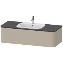 Duravit HP4952M6060 - Happy D.2 Plus One Drawer Wall-Mount Vanity Unit Taupe
