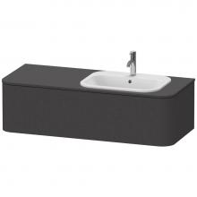 Duravit HP4952R8080 - Happy D.2 Plus One Drawer Wall-Mount Vanity Unit Graphite