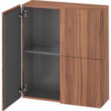 Duravit LC116707979 - Duravit L-Cube 27 1/2'' x 31 1/2'' Wall Mount Linen Cabinet in Natural Walnut