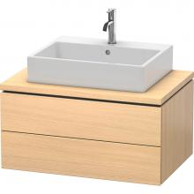 Duravit LC581707171 - L-Cube Two Drawer Vanity Unit For Console Mediterranean Oak
