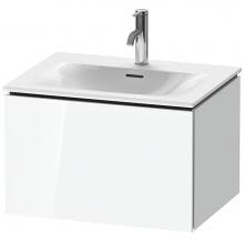 Duravit LC613508585 - L-Cube One Drawer Wall-Mount Vanity Unit White