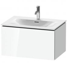 Duravit LC613608585 - L-Cube One Drawer Wall-Mount Vanity Unit White