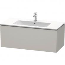 Duravit LC614200707 - Duravit L-Cube 40 1/8'' Wall Mount One Drawer Single Vanity Cabinet in Matte Concrete Gr