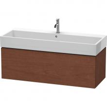Duravit LC617901313 - L-Cube One Drawer Wall-Mount Vanity Unit American Walnut