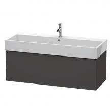 Duravit LC617908080 - L-Cube One Drawer Wall-Mount Vanity Unit Graphite