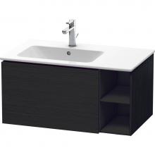 Duravit LC619101616 - Duravit L-Cube 32 1/4'' Wall Mount One Drawer Single Vanity Cabinet in Black Oak, Sink S