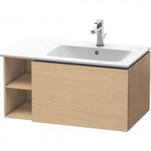 Duravit LC619203030 - Duravit L-Cube 32 1/4'' Wall Mount One Drawer Single Vanity Cabinet in Natural Oak, Sink