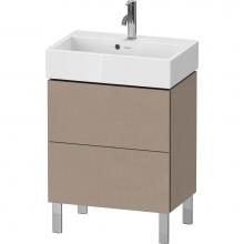 Duravit LC667907575 - L-Cube Two Drawer Floorstanding Vanity Unit Linen